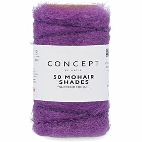 Katia Concept 50 Mohair Shades - 54 violet - Mohair Garen