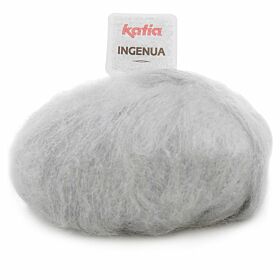 Katia Ingenua 56 parelgrijs / lichtgrijs - Mohair Garen