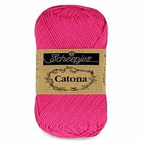 Scheepjes Catona 604 neon roze - katoengaren