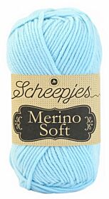 Scheepjeswol Merino Soft - 614 magritte lichtblauw - Wol Garen