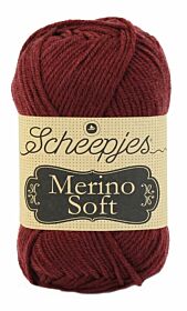 Scheepjes Merino Soft - 622 klee wijnrood - Wol Garen