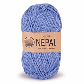 DROPS Nepal Uni Colour - 6220 zachtblauw - Wol & Garen