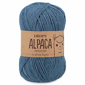 DROPS Alpaca 6309 denimblauw (Uni Colour) - Wol Garen