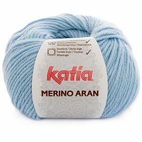 Katia Merino Aran 68 lichtblauw / hemelsblauw - Merinogaren