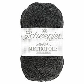 Scheepjes Metropolis 69 miami / donkergrijs - Merino Sokkengaren