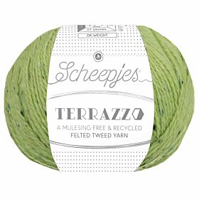 Scheepjes Terrazzo - 708 pistacchio - Gerecyclede Tweedwol