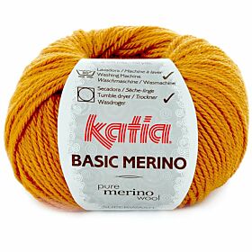 Katia Basic Merino 71 okergeel - Wol/Acryl Garen