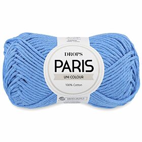 DROPS Paris 73 korenbloem blauw (Uni Colour) - Katoen Garen