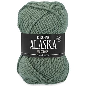 DROPS Alaska Uni Colour - 75 saliegroen - Wol Garen 1