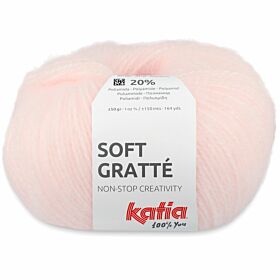 Katia Soft Gratté 78 babyroze - Mohair-Look Acryl Garen