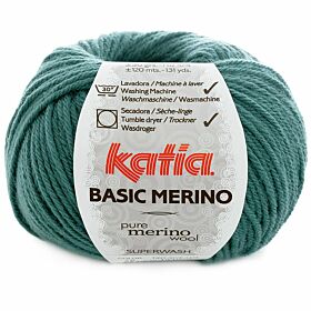 Katia Basic Merino 78 smaragdgroen - Wol/Acryl Garen