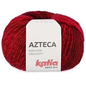 Katia Azteca 7809 kersen rood / meerkleurig - Wol/Acryl Garen