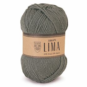 DROPS Lima Uni Colour - 7810 khaki / mosgroen - Wol & Garen