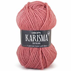 DROPS Karisma Uni Colour - 80 roos oudroze - Wol Garen