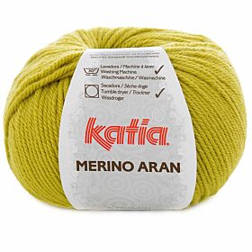 Katia Merino Aran 87 pistachegroen / lichtgroen - Merinogaren