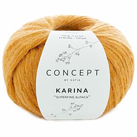 Katia Concept Karina - 88 okergeel - Alpaca Lintgaren