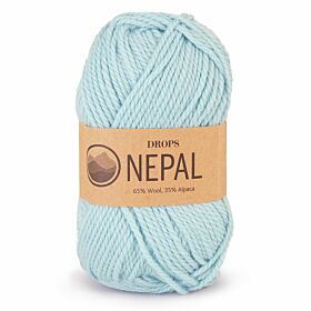 DROPS Nepal Uni Colour - 8908 aqua blauw - Wol & Garen
