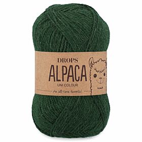 Drops Alpaca 9032 donkere klimop / donkergroen (Uni Colour) - Wol Garen