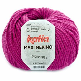 Katia Maxi Merino 27 donker fuchsia - Wol Garen