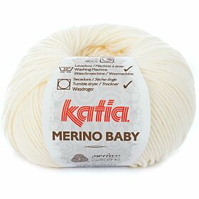 Katia Merino Baby 03 ecru / naturel - Wol Garen 