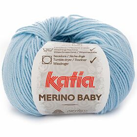 Katia Merino Baby 08 babyblauw - Wol Garen