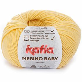 Katia Merino Baby 37 lichtgeel - Wol Garen