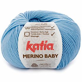 Katia Merino Baby 41 lichtblauw - Wol Garen