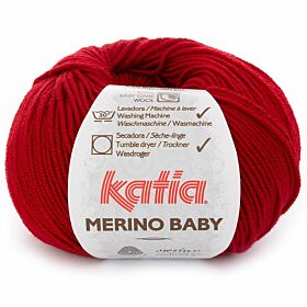 Katia Merino Baby 50 wijnrood - Wol Garen