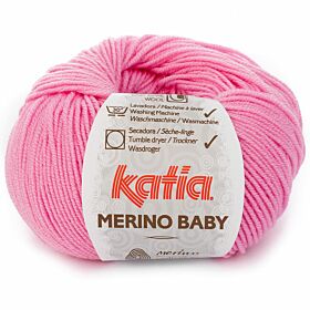 Katia Merino Baby 58 roze - Wol Garen