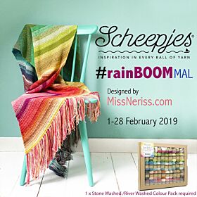 RainBOOM MAL - by Miss Neriss - Scheepjescal met Scheepjes Colour Pack • Breiwebshop.nl